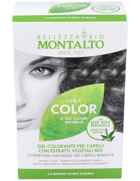 Tinte Montalto 6.3 Rubio Dorado Oscuro 135Ml.