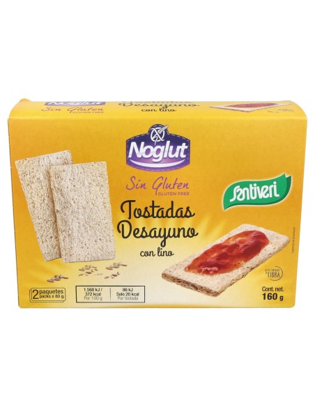 Santiveri Noglut Tostadas Desayuno 2X80G