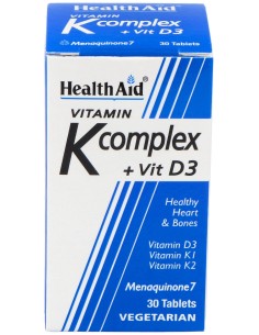 Healthaid Vitamina K Comprimidoslex + Vitamina D3 30...
