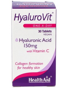Health Aid Hyalurovit (Ácido Hialurónico) 150Mg 30 Comp.