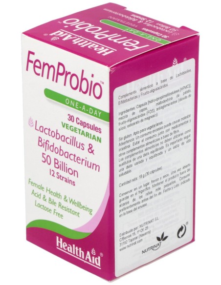 Femprobio 50.000Millones 30Vcap. Health Aid