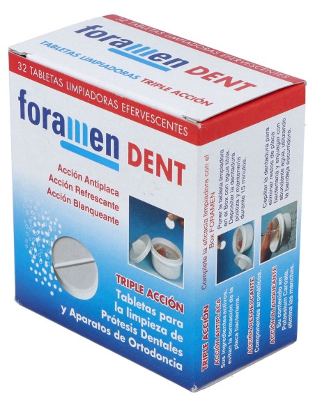 Foradent Tableta De Limpieza Para Protesis 30Ud.