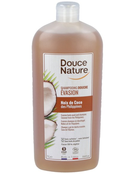 Douce Nature Champú-Gel Coco Bio 1L