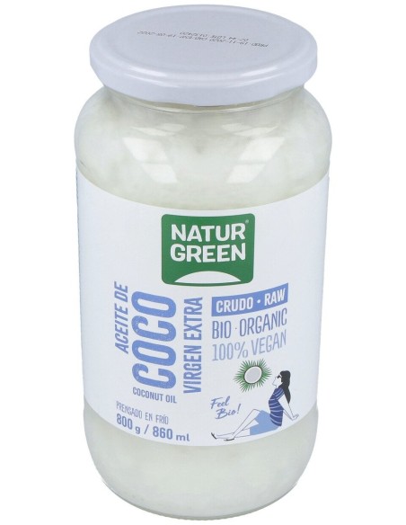 Aceite Virgen De Coco 1ª Presion Frio 800Gr. Bio