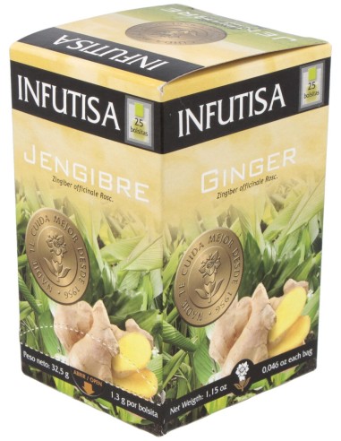 Infutisa Infusión De Jengibre 25 Sobres