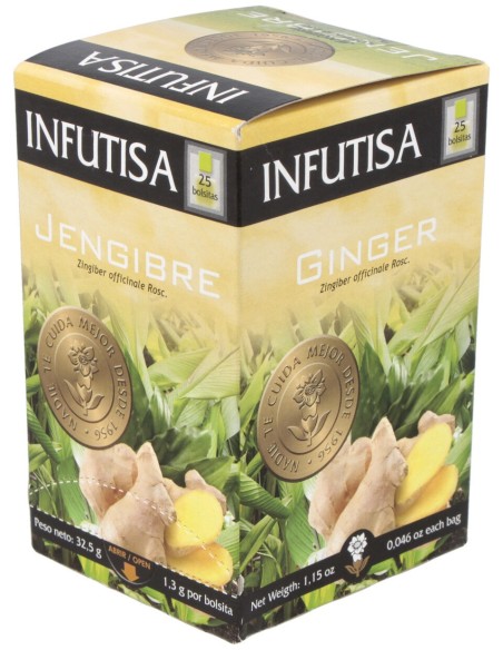 Infutisa Infusión De Jengibre 25 Sobres