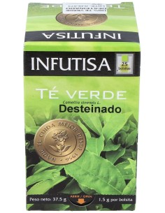 Infutisa Te Verde Desteinado Infusion 25 Sobres