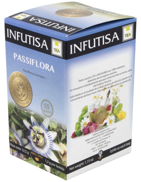 Infutisa Passiflora Infusion 24 Bolsitas