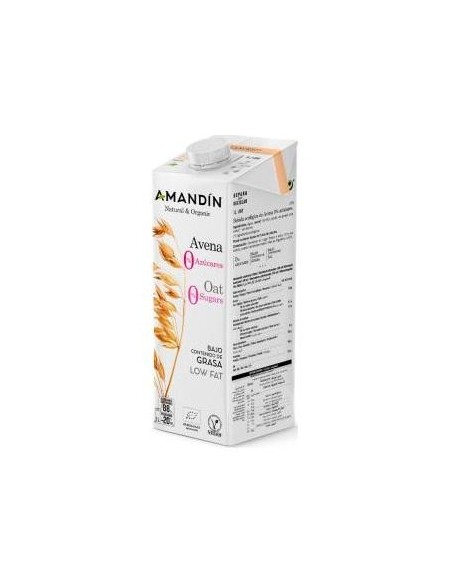 Bebida Vegetal De Avena 0% Azucares 1Lt 6Uds. Bio