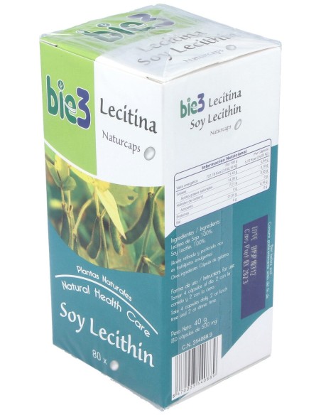 Bie 3 Lecitina De Soja 500 Mg 80 Caps