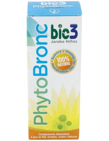 Bio3 Phytbronc Jarabe Niños 100% Natural 210G