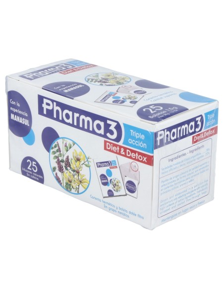 Bie3 Pharma 3 Diet &Amp Detox Infusion 25Sbrs.