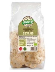 Mini Crackers De Trigo Sesamo 250Gr. Bio Vegan