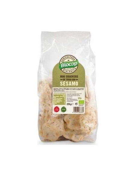 Mini Crackers De Trigo Sesamo 250Gr. Bio Vegan