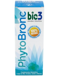 Bio3 Phytbronc Jarabe Adultos 100% Natural 210G