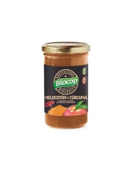 Biocop Compota Melocoton Curcuma Sin Gluten 280G
