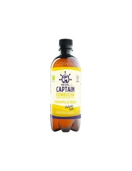 Captain Kombucha Piña Y Melocotón 1L