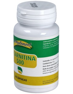 Complement L Carnitina 500Mg 60Caps