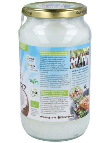 Dr-Goerg Aceite De Coco Virgen Extra Bio 1000Ml