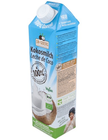 Leche De Coco Para Cocinar 1L. Bio