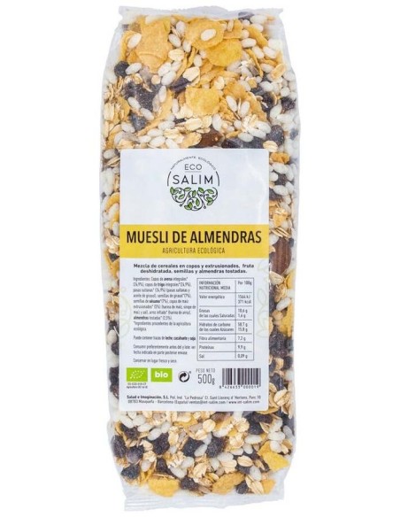 Eco-Salim Muesli Almendras Bio 500 G