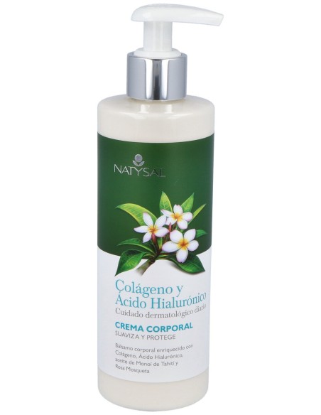 Natysal Crema Corporal Colágeno Y Ácido Hialurónico 300 Ml
