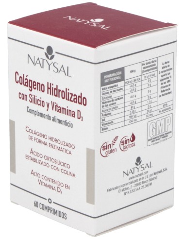 Natysal Colageno Hidrolizado Con Silicio Y...