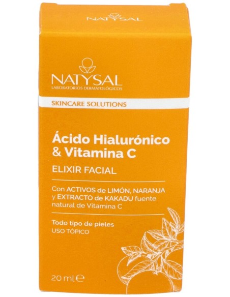 Natysal Ácido Hialurónico Y Vitamina C Elixir Facial 15 Ml