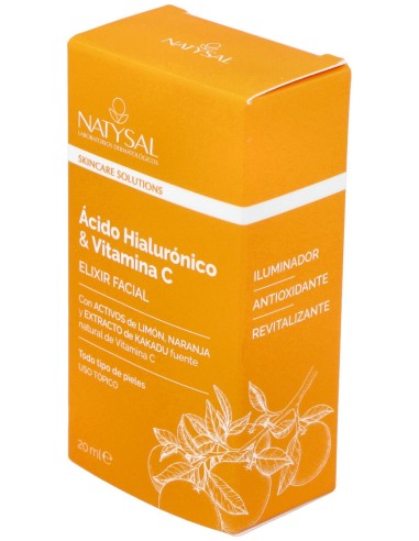 Natysal Ácido Hialurónico Y Vitamina C Elixir...