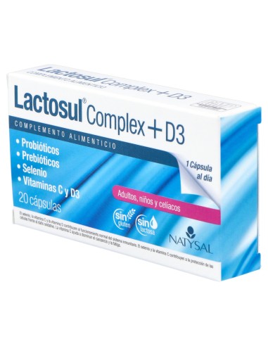 Natysal Lactosul Complex Vita D3 20 Cap