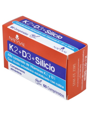Natysal K2+D3+Silicio 60 Comprimidos