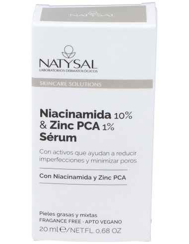 Natysal Niacinamida 10% & Zinc Pca 1% Serum 20Ml