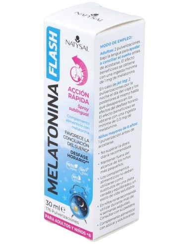 Natysal Melatonina Flash Spray 30Ml