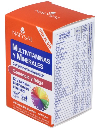 Natysal Multivitaminico Mineral 30 Cápsulas