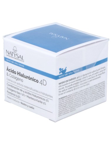 Acido Hialuronico 4D & Colageno Crema 50Ml.