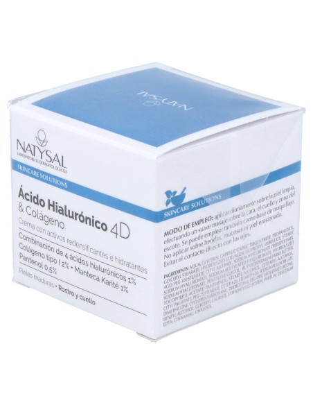Acido Hialuronico 4D & Colageno Crema 50Ml.