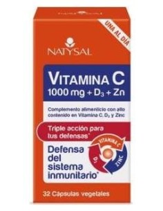 Vitamina C 1000Mg. + D3 + Zinc 32Cap.