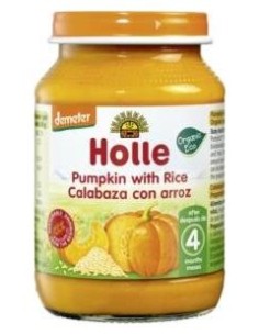 Potito Calabaza Con Arroz 4Meses 190Gr. Demeter