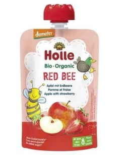 Smoothie Red Bee Manzana-Fresa 8Meses 100G Demeter