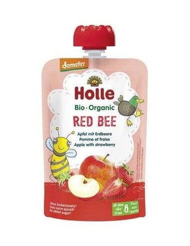 Smoothie Red Bee Manzana-Fresa 8Meses 100G Demeter