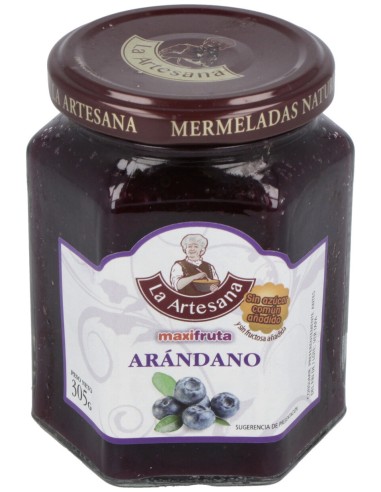 La Artesana Mermelada Arándano Sin Azúcar 305G