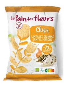 Chips De Lentejas Con Cebolla 50Gr. Bio Sg Vegan