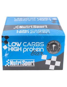 Nutrisport Barritas Low Carbs Chocolate-Galleta 16 Uds