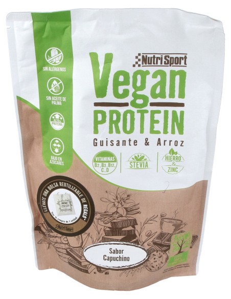 Nutrisport Vegan Protein Cappuchino Bolsa 468G