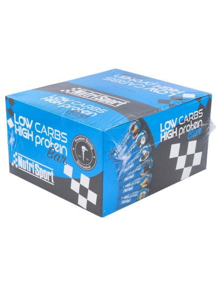 Nutrisport Barritas Low Carbs Chocolate-Galleta 16 Uds