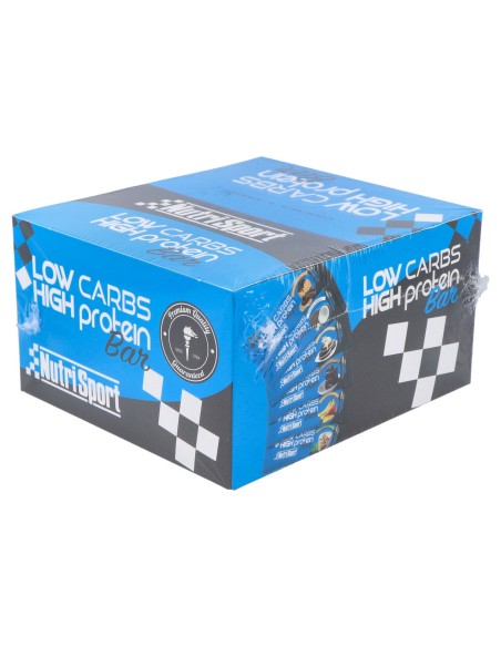 Nutrisport Barritas Low Carbs Cookies&Cream 16 Uds