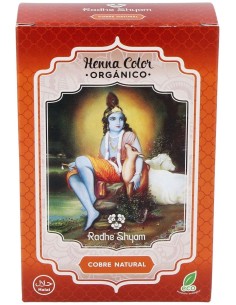 Radhe Shyam Henna Tinte Natur Cobre Polvo 100Gr