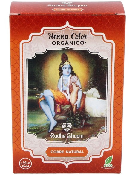 Radhe Shyam Henna Tinte Natur Cobre Polvo 100Gr
