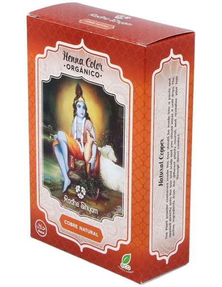 Radhe Shyam Henna Tinte Natur Cobre Polvo 100Gr