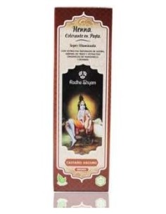 Radhe Shyam Henna Pasta Castaño Oscuro